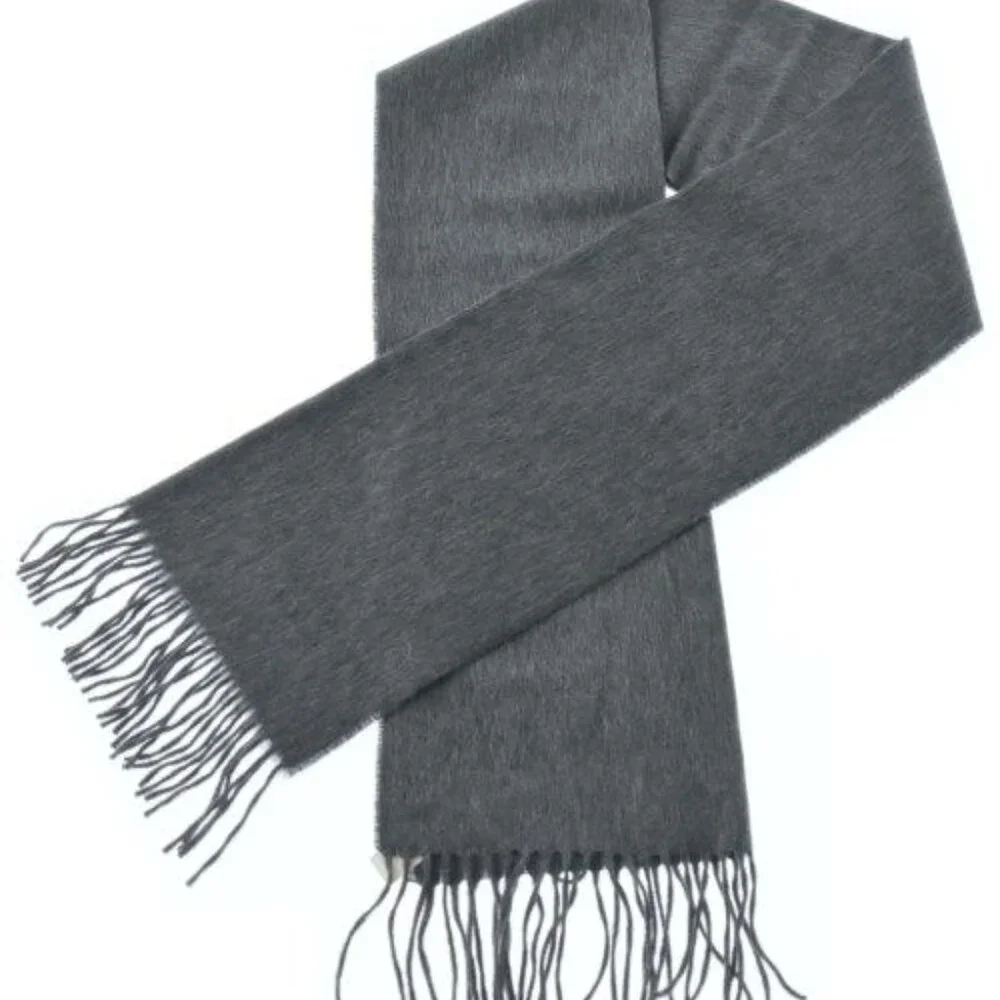 Hermes Scarf Cashmere Gray - Picture 2 of 5